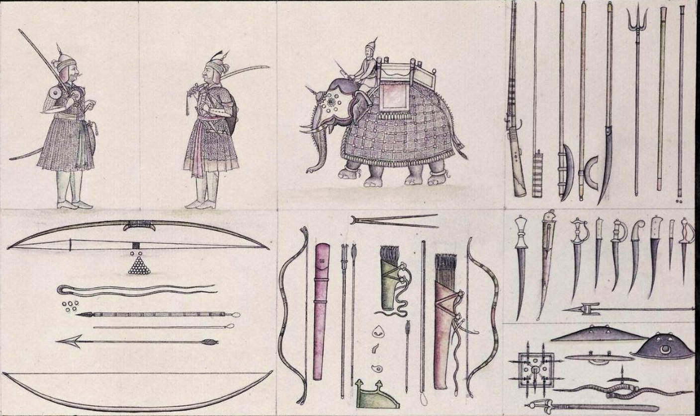 1700s french-depiction of indian-weapons p2 rocket gun